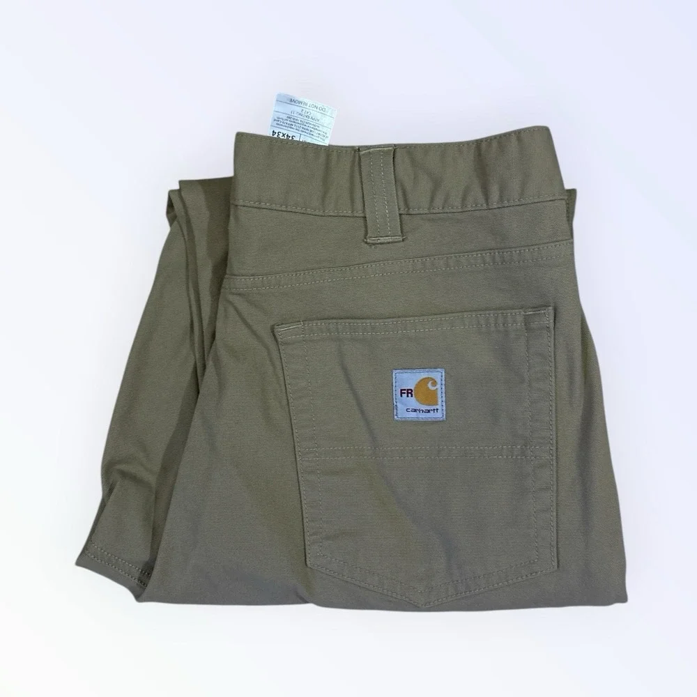 Carhartt FR Canvas Cargo‎ Pants 33x32 NFP Cat 2 104204-DKH
